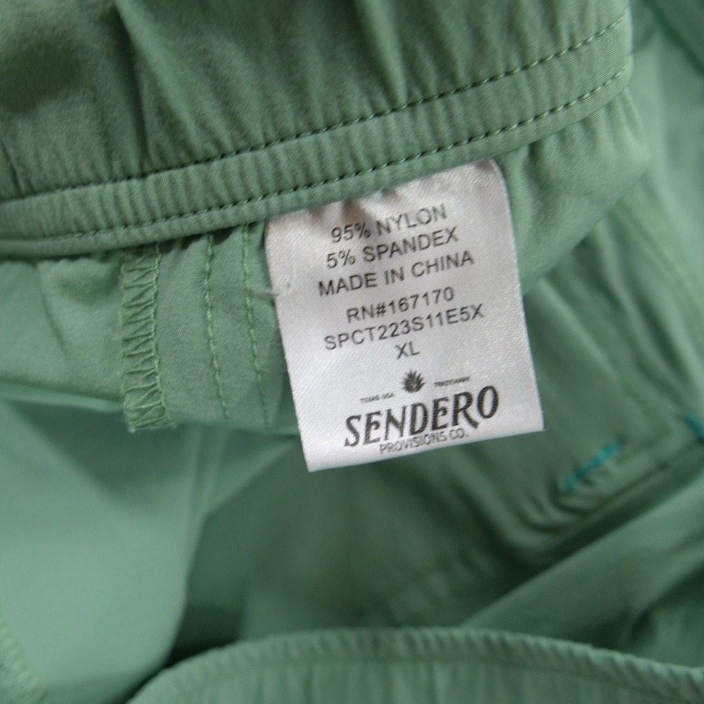 Sendero Provisions Shorts Mens Extra Large Green Board Swim Surf Trail Hiking - Picture 7 of 11